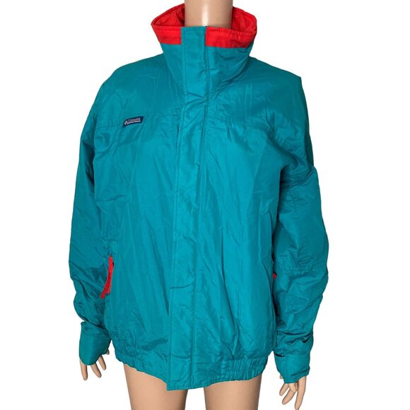 Vintage Columbia Bugaboo Jacket Mens Large Teal Red Full Zip - Picture 3 of 12